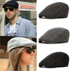 Мужская летняя кепка из плюща в стиле Гэтсби, Кепка от солнца для вождения в гольф, кепка с плоским беретом, кепка для водителя газетчика, Регулируемая Кепка