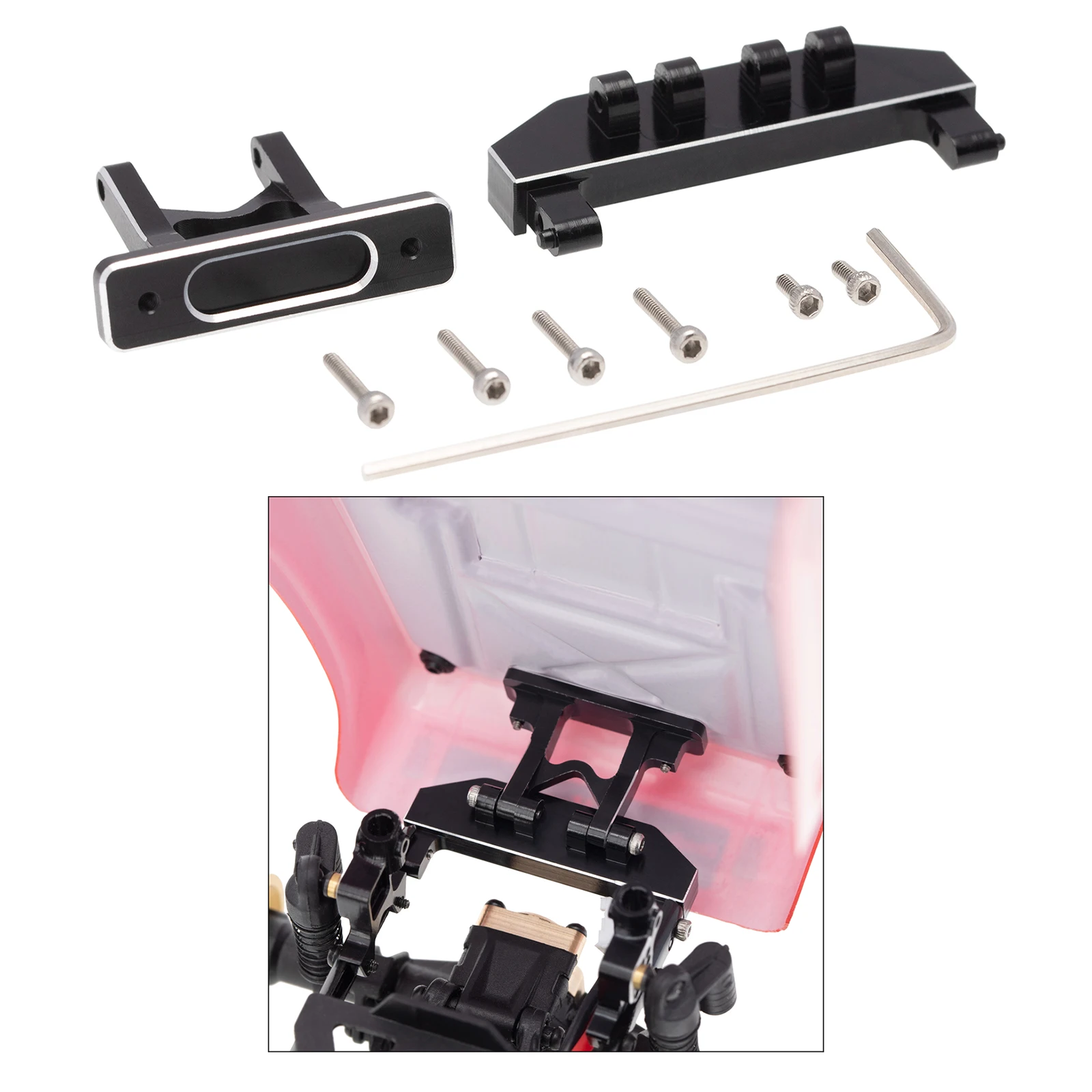 

Metal Rear Body Shell Mount Support Stand for Axial SCX24 90081 Replacements