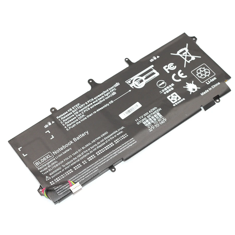 GOLOOLOO 42WH BL06042XL BL06XL 722236 171 1C1 HSTNN DB5D для HP EliteBook Folio 1040 G0 G1 G2 F2R72UT L7Z22PA L9S82PA|Аккумуляторы