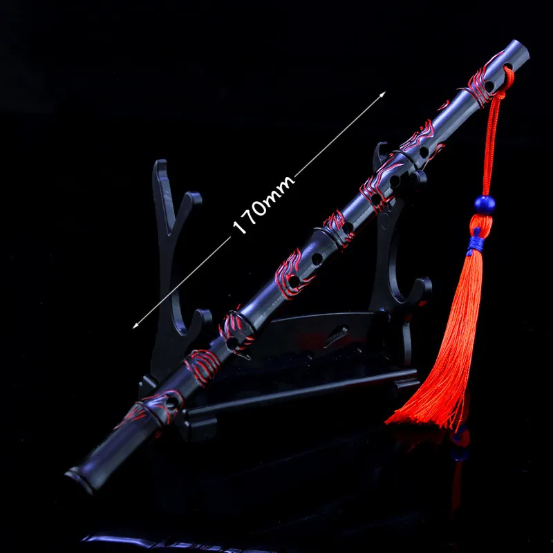 Katana Alloy Animation Weapon Drama Chen Qinggui Flute Keychain Office Decoration Role-Playing No Edged Outdoor Model | Дом и сад