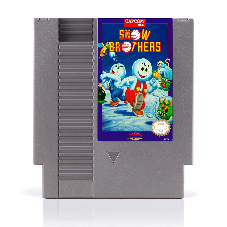 Snow Brothers 72 Pins Game Card For 8 Bit Player Best Sale | Электроника