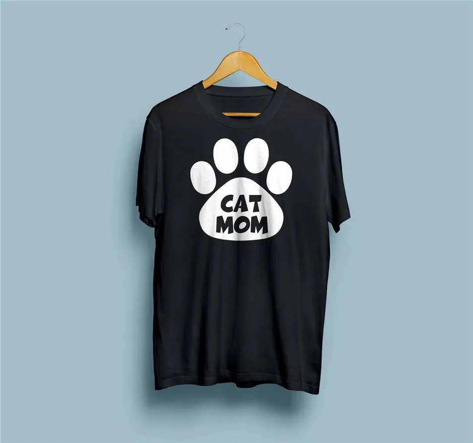 Футболка с изображением кошки и мамы уникальная футболка одежда для влюбленных