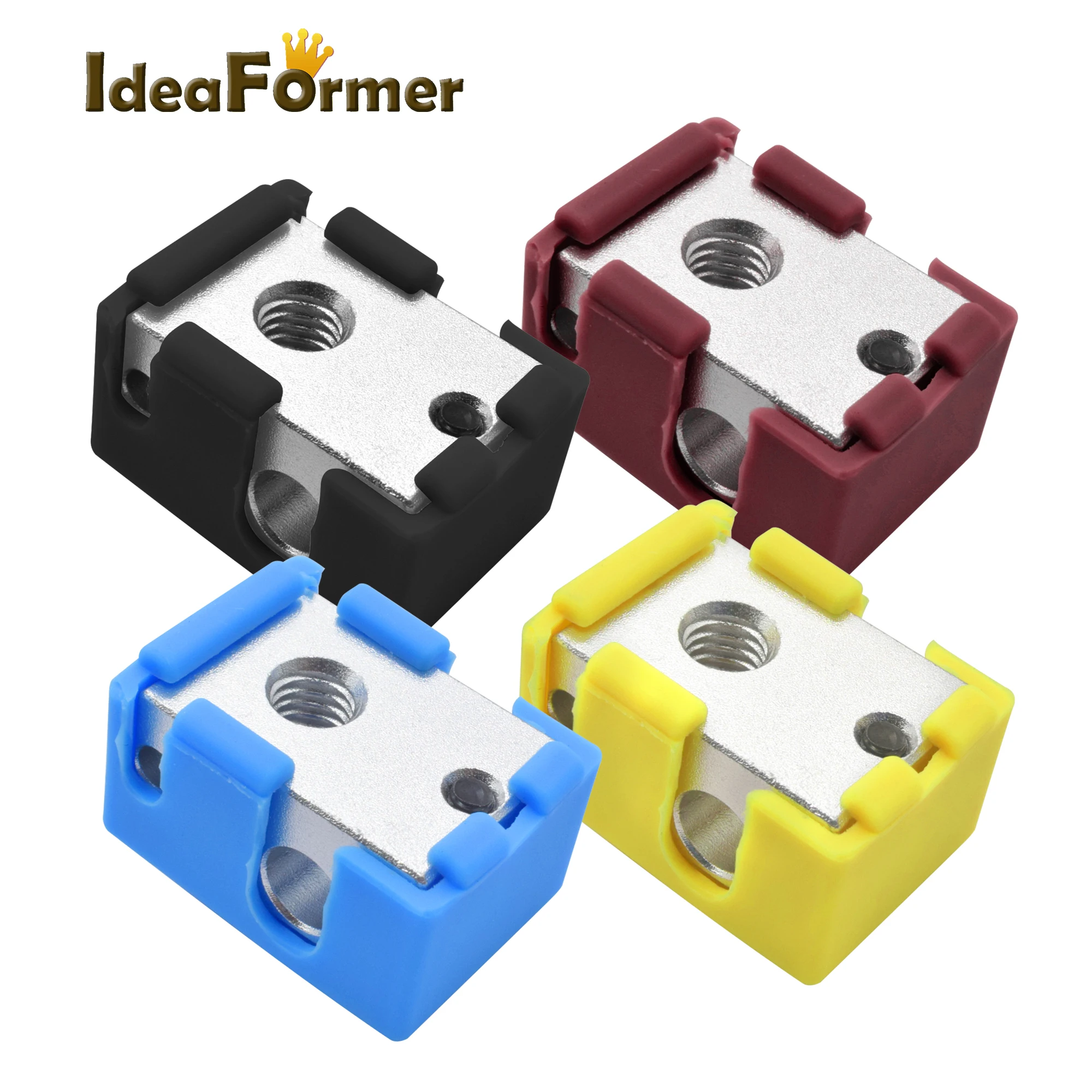 E3D V6 Upgraded version Heating Block 23*16*12mm for PT100 and NTC3950 thermistor J-head hotend Prusa i3 Kossel 3D Printer Parts