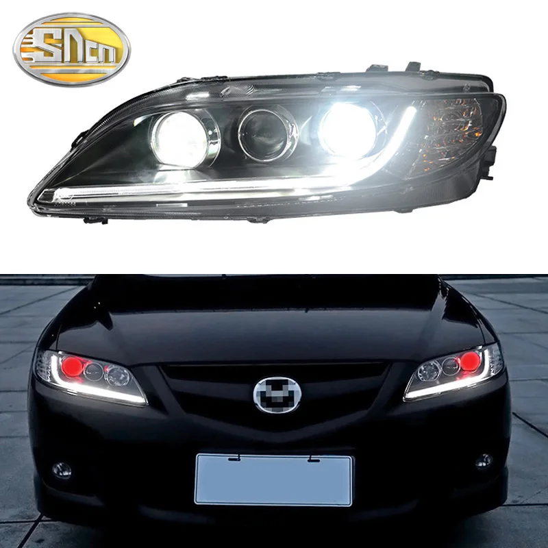 SNCN автомобильный Стайлинг светодиодный головной светильник для Mazda 6 2003 2012 DRL