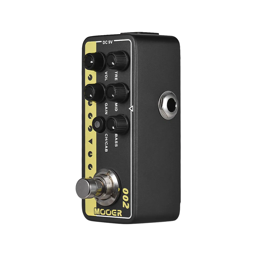 MOOER MICRO PREAMP Series 002 UK Gold British Crunch цифровой преусилитель гитарный эффект педаль True Bypass