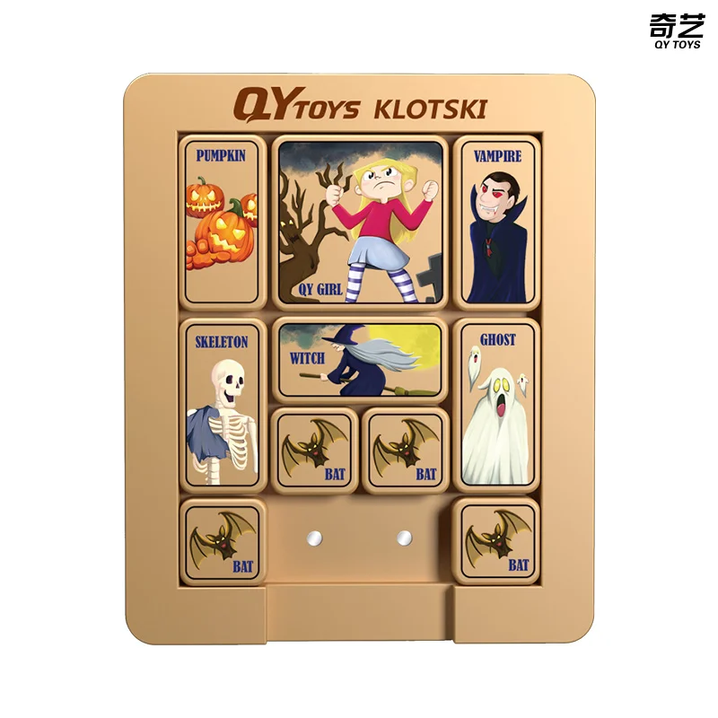 

Qiyi Magnetic Klotski Number Sliding Klotski The Three Kingdom Klotski Halloween Escape Train Kids Educational Mini Puzzle Toys