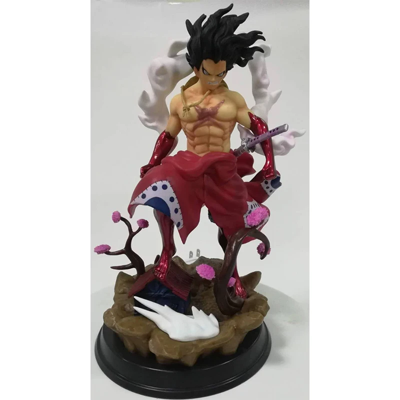 Аниме One Piece GK Snake man Monkey D. Луффи виниловые фигурки Wano страна Коллекционная модель