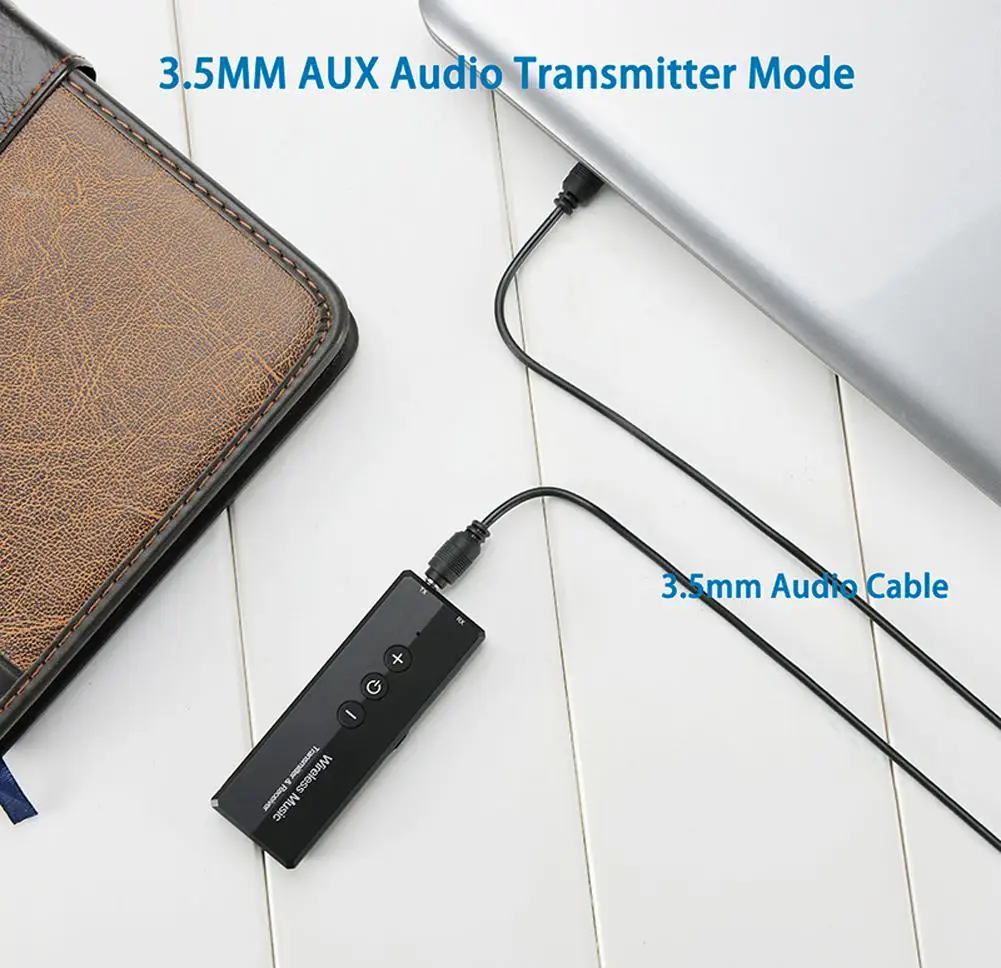Новейшая модель; Беспроводной Bluetooth 5,0 аудио передатчик приемник 3-в-1 аудио Беспроводной адаптер для дома ТВ наушников