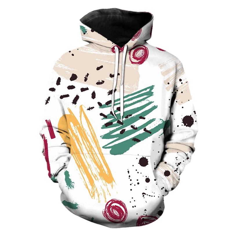 

Толстовка мужская с 3D принтом, Повседневный пуловер с капюшоном, спортивная одежда, свитшот для отдыха с художественным рисунком граффити, ...