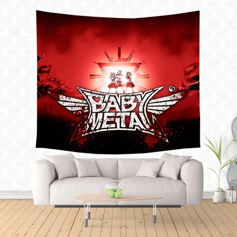 Декоративный гобелен Babymetal настенный подвесной покрывало скатерть занавеска |