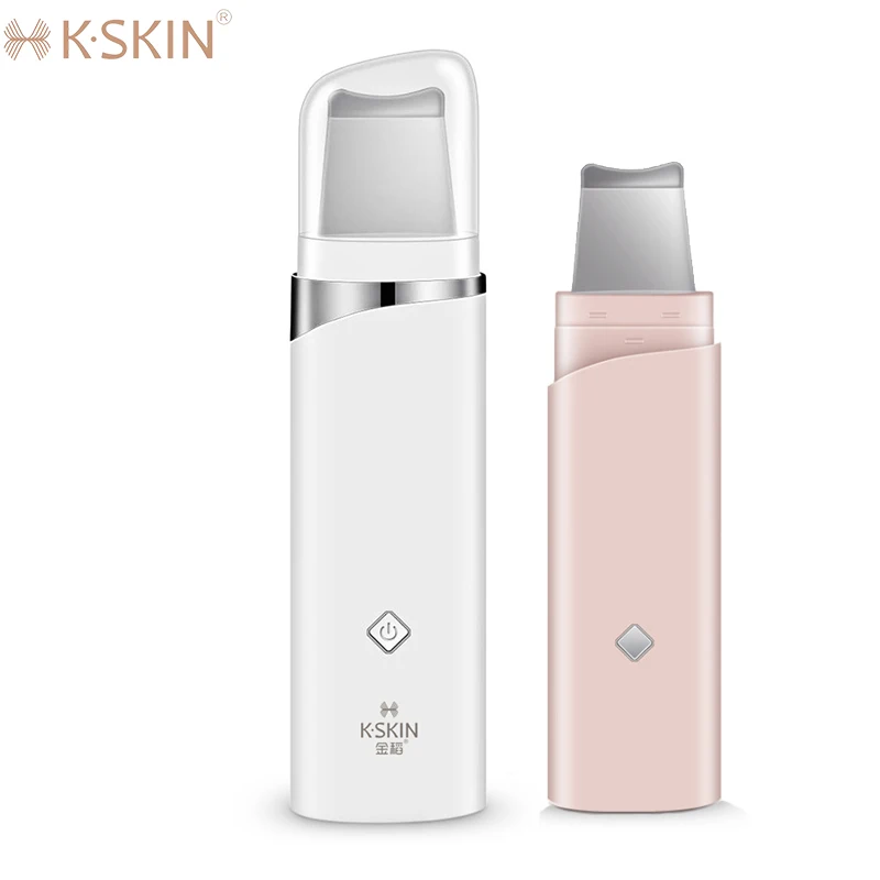 

K·SKIN Ultrasonic Skin Scrubber Deep Face Cleaning Machine Vibrating Peeling Shovel Blackhead Remover Facial Scrubbing Lift Tool