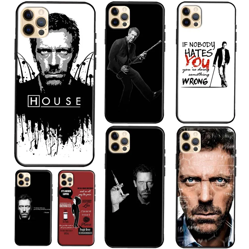 Мягкий ТПУ чехол Dr House для iPhone 11 12 Pro Max mini XR X XS SE 2 7 8 Plus | Мобильные телефоны и