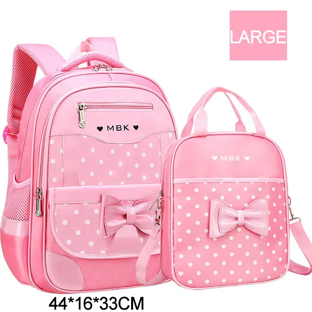 5927-2pink-L Портфолио для школы, сумки для девочек, Милый мультяшный Детский рюкзак с принцессой кошкой, детский кружевной рюкзак, рюкзак для начальной школы - Цвет: 5927-2pink-L