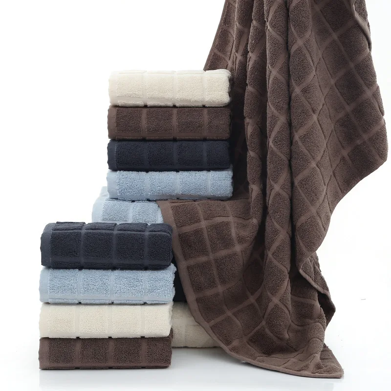 Полотенце из мягкого хлопка для взрослых и детей 70x140 см|Банные полотенца| |