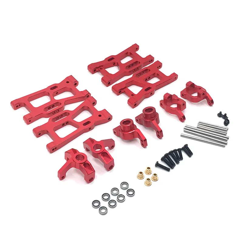 

Metal Steering Cup Swing Arm Upgrade Parts Kit for WLtoys 144001 1/14 124018 124019 1/12 RC Car Accessories