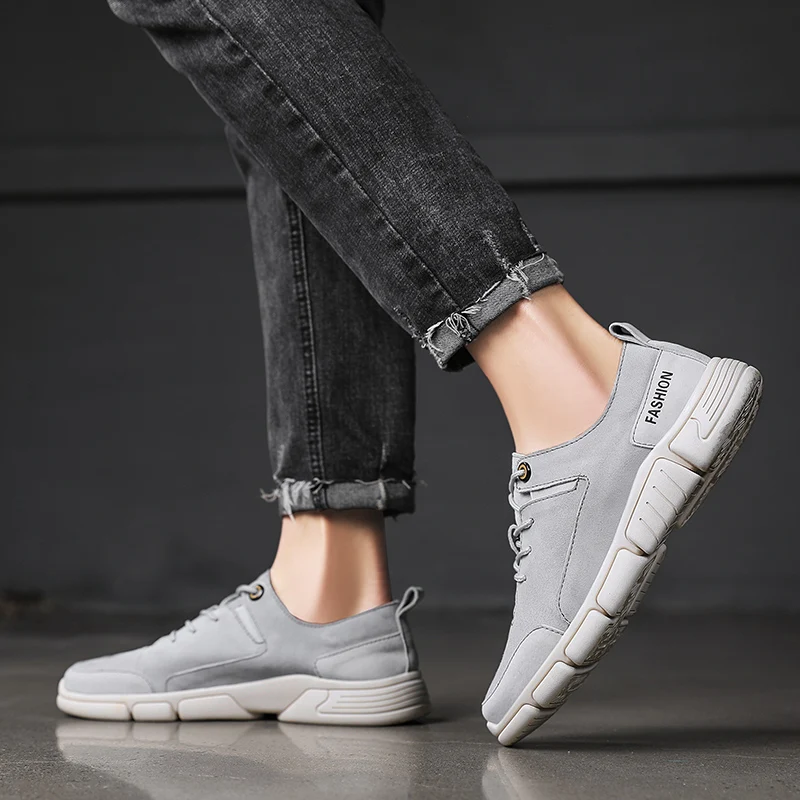 

Fashion Sneakers shoes men Genuine Leather Casual Shoes for men outdoor Comfortable Summer Shoes male Footwear Spring Autumn