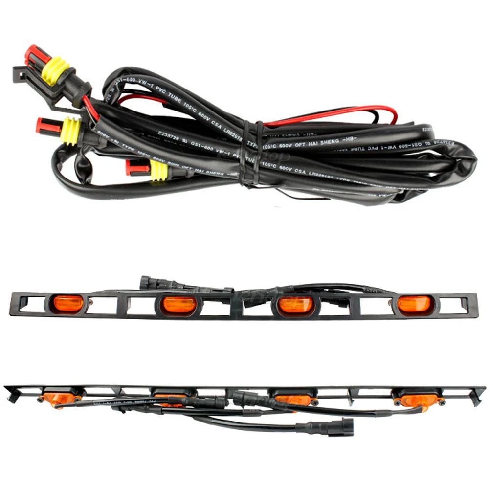 12V для Tacoma 2012 2013 2014 2015 Светодиодные передние фары решетки, фонари капота автомобиля, аксессуары освещения автомобиля