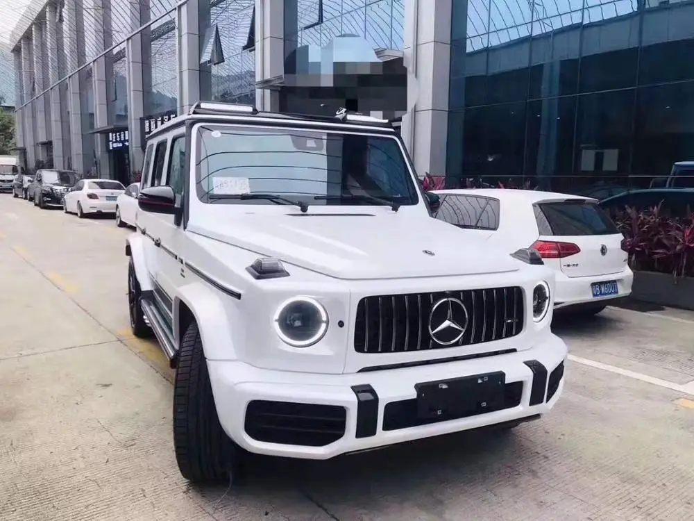 Передний спойлер на крышу из АБС/углеродного волокна с лампой BENZ G класса W464 G500 G55