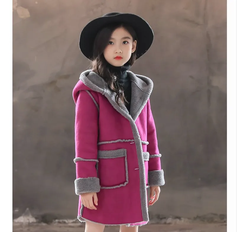2020 осенне-зимнее шерстяное пальто для девочек международная торговля детское с