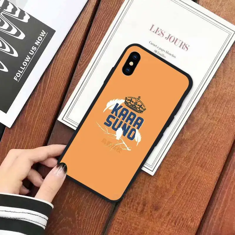 

HAIKYUU!! School badge style Phone Case for iPhone 11 12 mini pro XS MAX 8 7 6 6S Plus X 5S SE 2020 XR