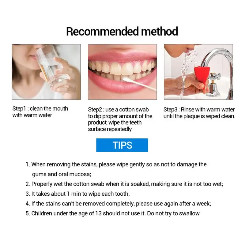 

LANBENA Teeth Whitening Serum Cleaning Serum Remove Plaque Stains Tools Whiten Teeth Oral Hygiene Tooth Whitening