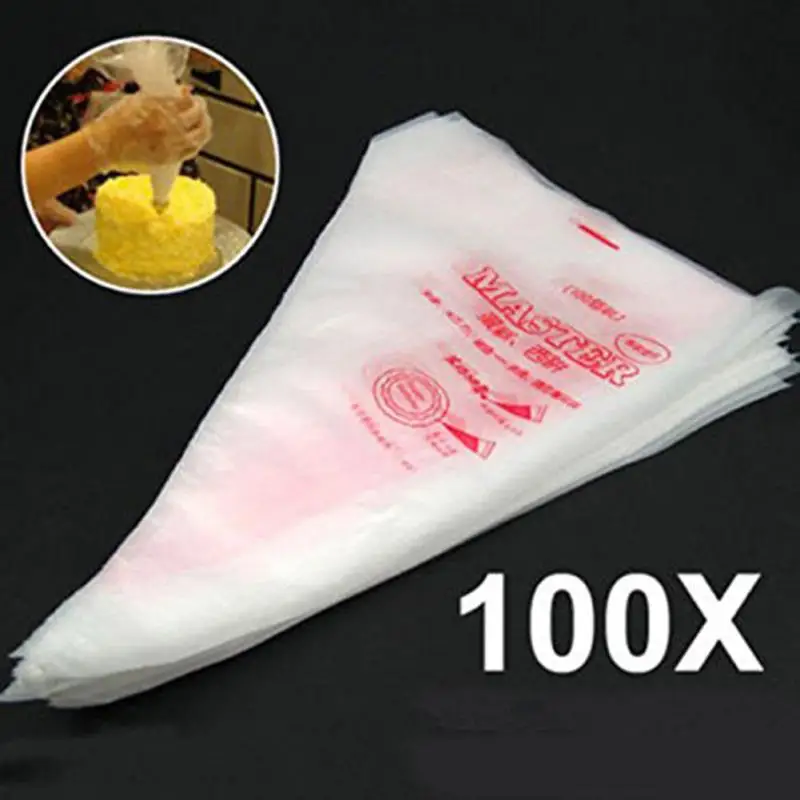 Кондитерский мешок 100 шт. размер S/M/L одноразовый кондитерский для глазирования