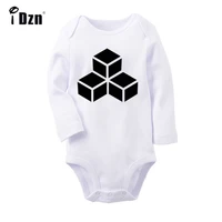 geometry fig illusion art fashion lucifer planet newborn baby outfits long sleeve jumpsuit 100 cotton