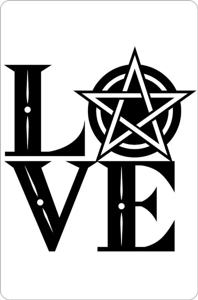 

Tin Sign Pentagram Love White Coffee Bar Decor Home Decoration