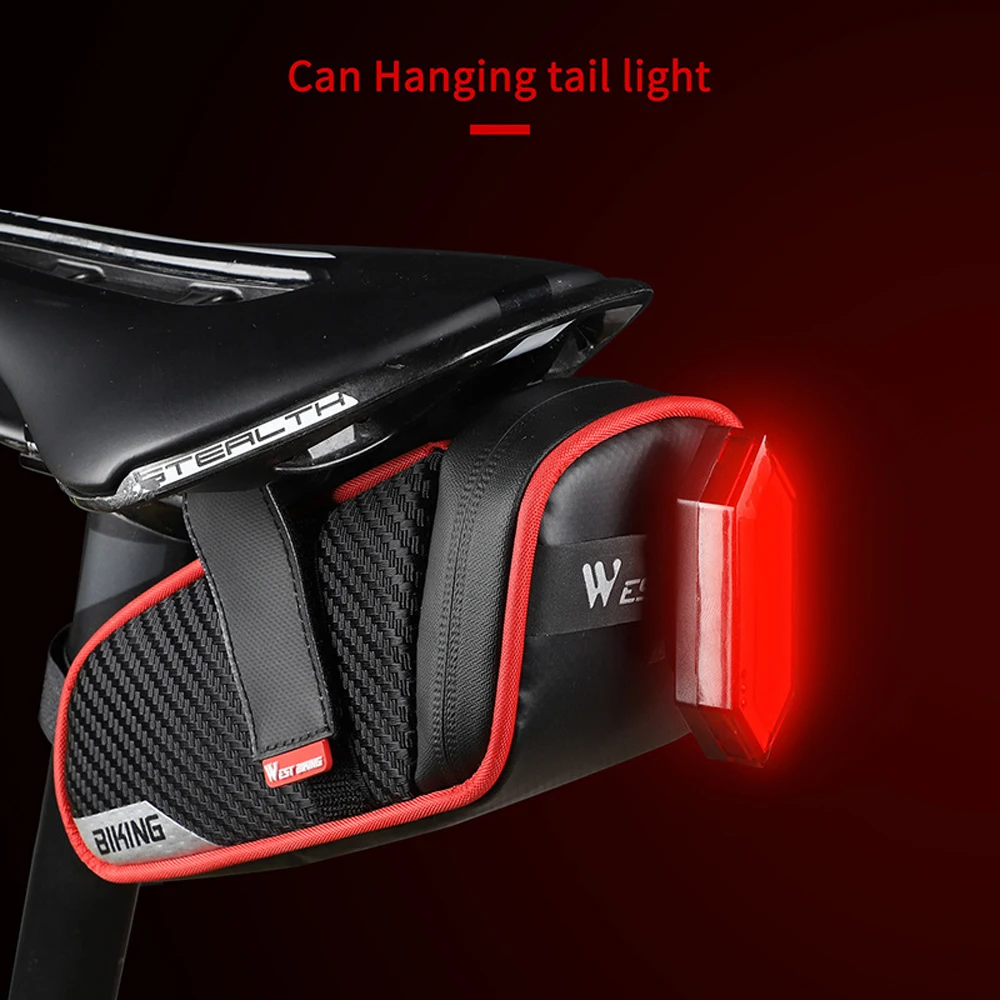 

Bicycle Bag Bike Bag Waterproof Nylon Storage Saddle Bag Seat Cycling Tail Rear Pouch Bag Saddle Bolsa Bicicleta accessories