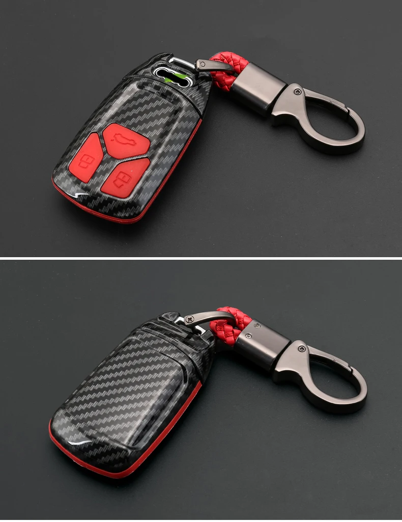 ABS корпус из углеродного волокна + силиконовая крышка дистанционного ключа