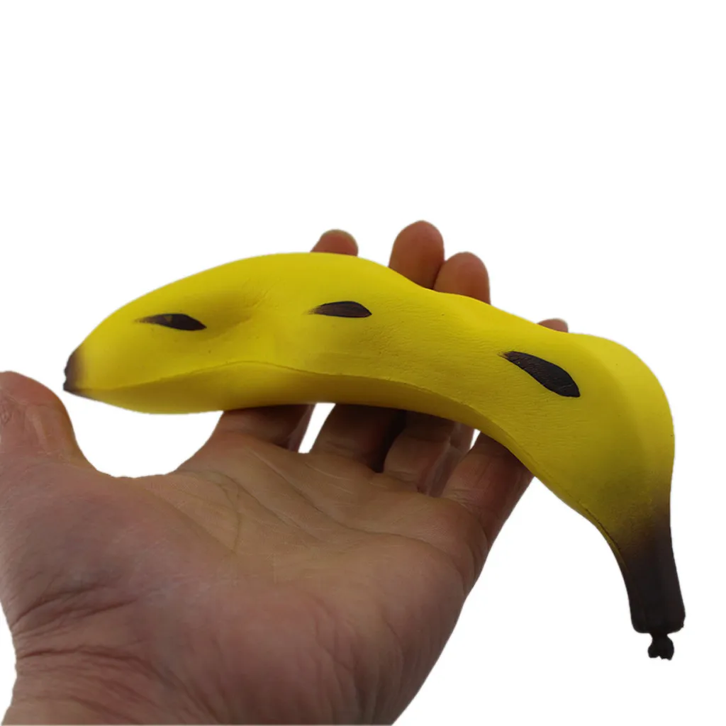 

Banana Stress Reliever Scented Super Slow Rising Kids Squeeze Toys Decompression Fidget Toys New Toys For Children 2021 New