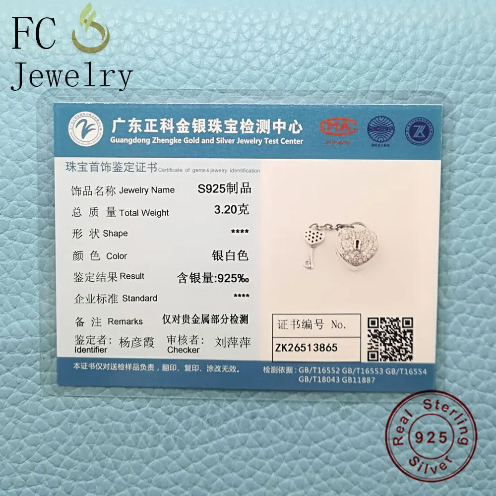 FC ювелирные изделия подходят оригинальный бренд Шарм браслет 925 Стерлинговое