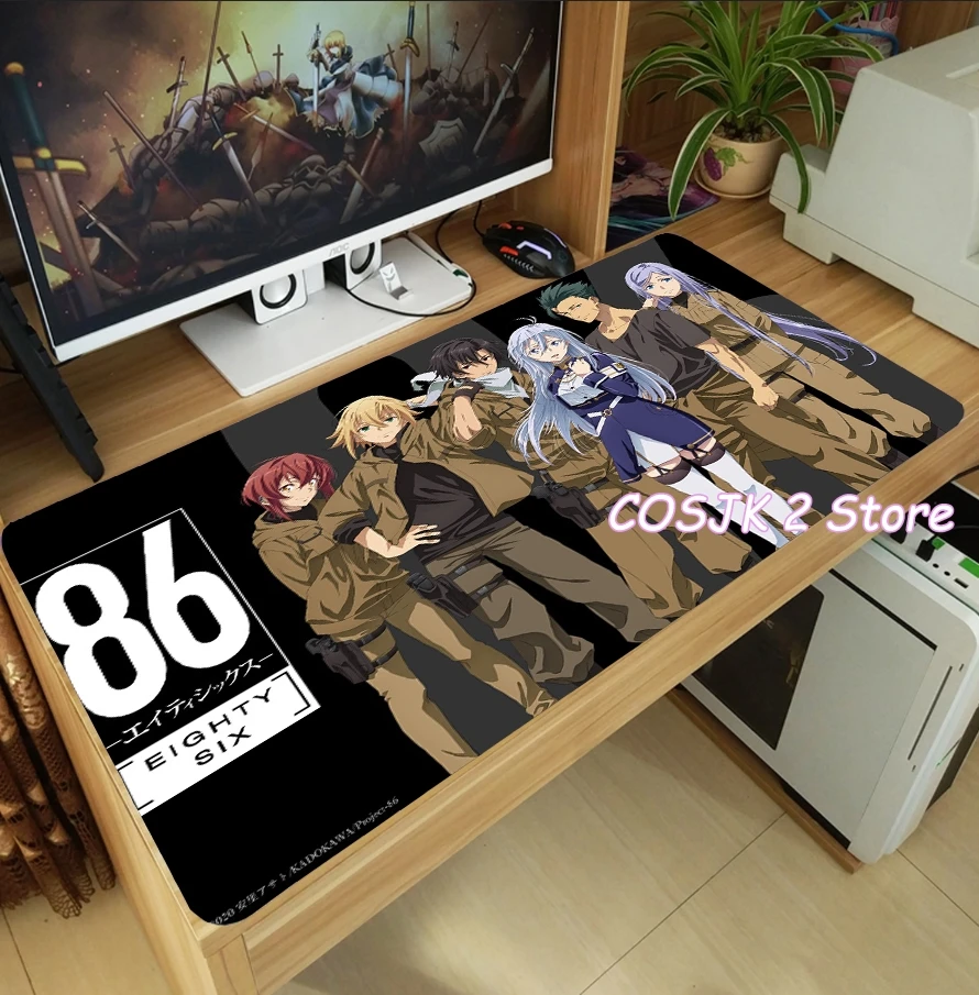 Коврик для мыши Vladilena с аниме 86-восемьдесят Six Milize Shinei нузен утолщенный игровой
