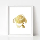 WANGART Настенная картина из золота с принтом глаз, анатомия, медицинское искусство, офтальмология, холст, печать, образование, офис, домашний декор