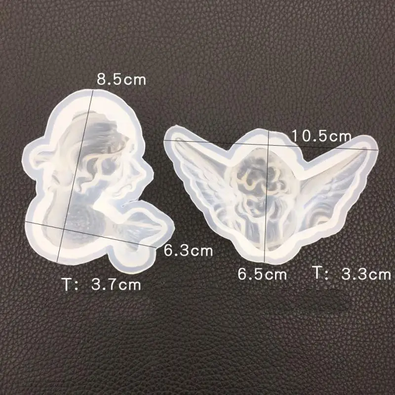 Эпоксидная форма с кристаллами УФ излучения ангела рыбы сделай сам силиконовые