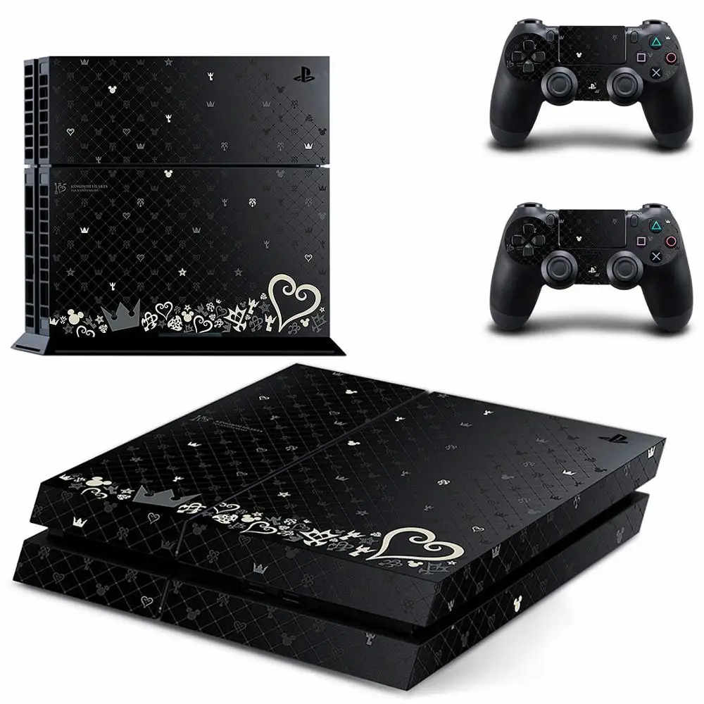 Виниловые стикеры Kingdom Hearts для PS4 s Play station 4 Skin PS Стикеры PlayStation скидки на консоль и