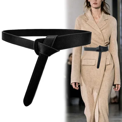 

Bow Design Luxury Female Belt For Women's Corset Belts For Womans Dress Ladies Knotted Decoration Belt Loop Strap