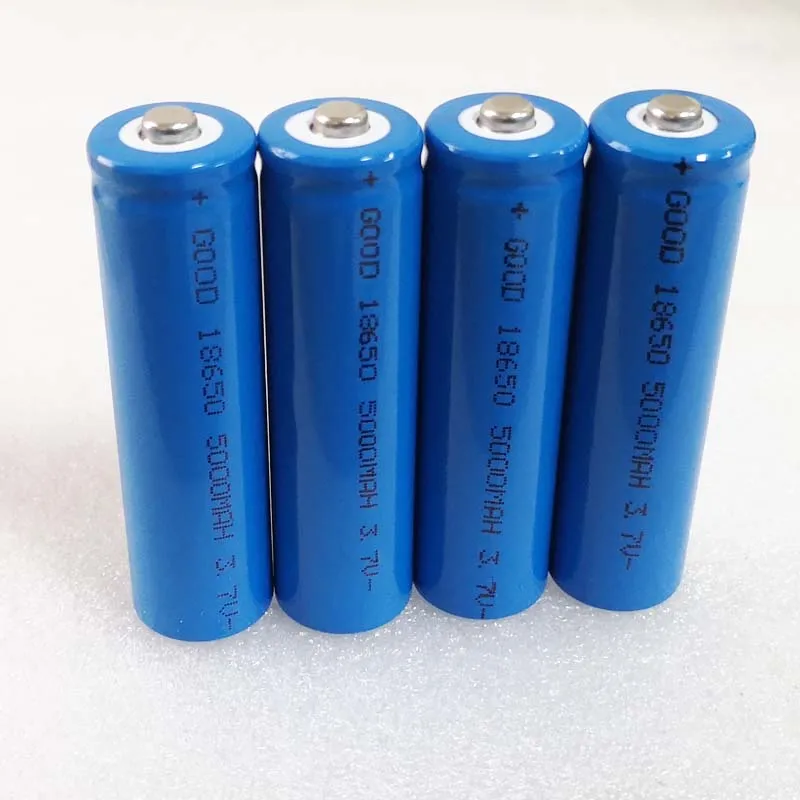 4 шт. 5000 мАч 3 7 В 18650 литий-ионный аккумулятор динамик powerbank фонарик | Электроника