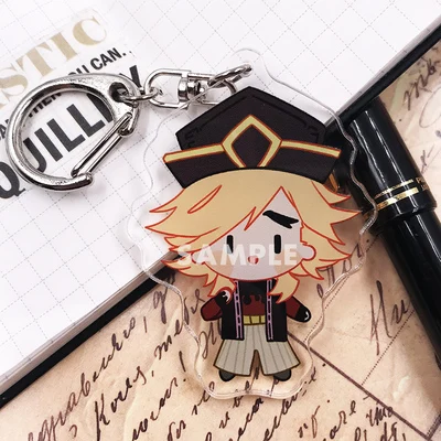 Брелок для ключей с изображением аниме рассекающий демонов киметсу нет яибы