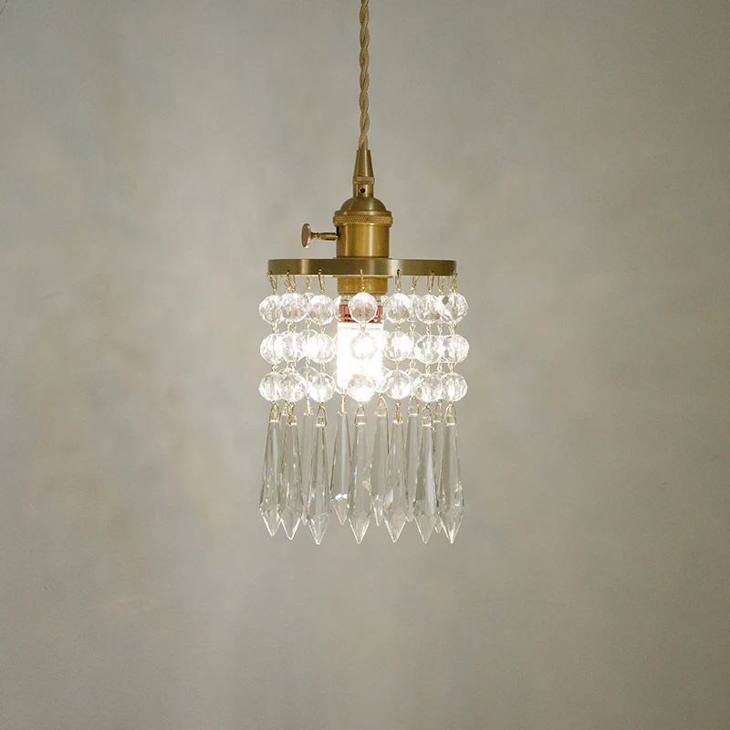 Полностью медная односторонняя люстра французская Роскошная современная