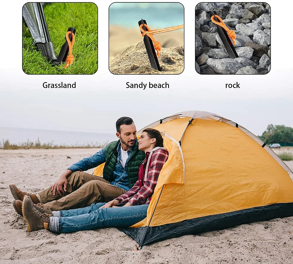 20 шт. алюминиевые легкие стойки для палатки набор аксессуаров кемпинга 10