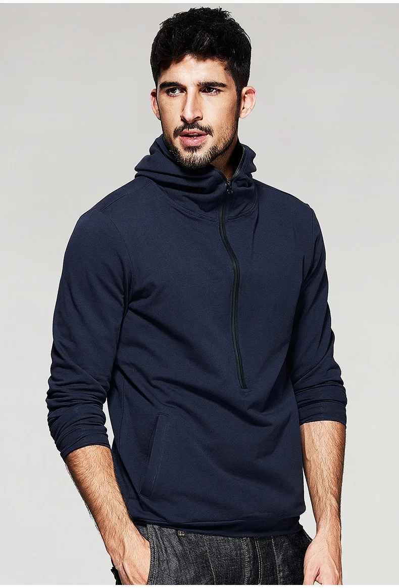 Худи мужское осеннее однотонное в британском стиле осень 2019 | Мужская одежда