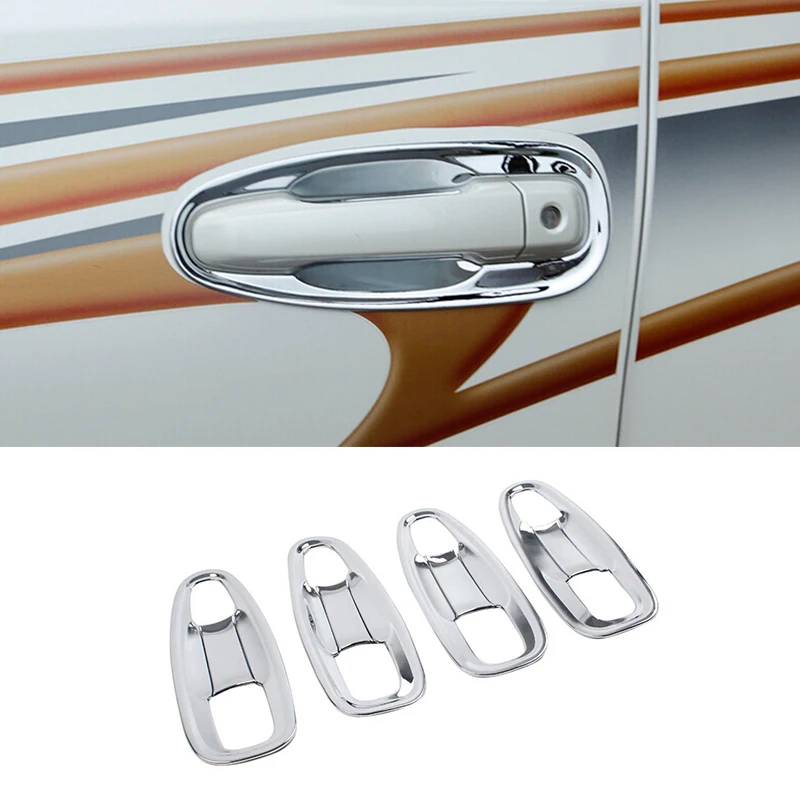 For Toyota Land Cruiser Prado J150 150 2010-2018 ABS Carbon fiber Car Door Handle bowl Cover Trim Accessories Styling 16pcs | Автомобили и