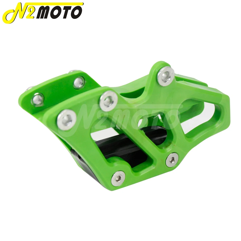 Бездорожье для мотокросса зеленая Пластиковая направляющая цепи защита Kawasaki KX250F