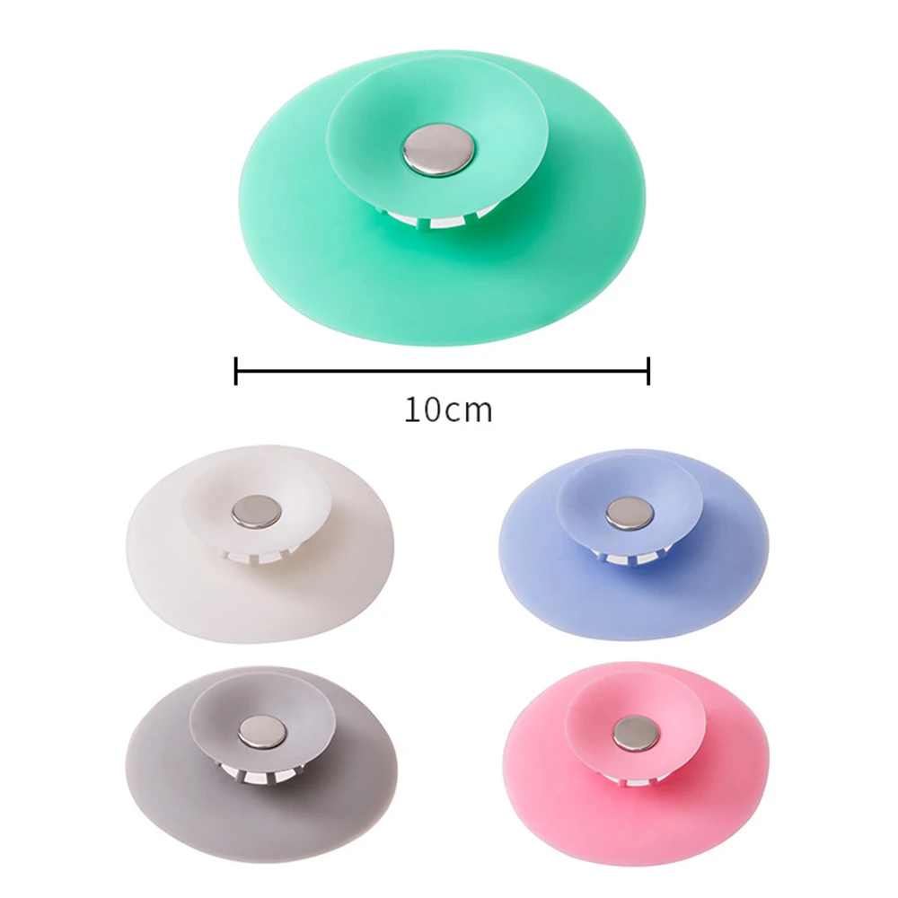 

2pcs Kitchen Rubber Bath Tub Sink Floor Drain Plug Kitchen Laundry Water Stopper Tool Laundry Bathroom Bathtub Drain Press
