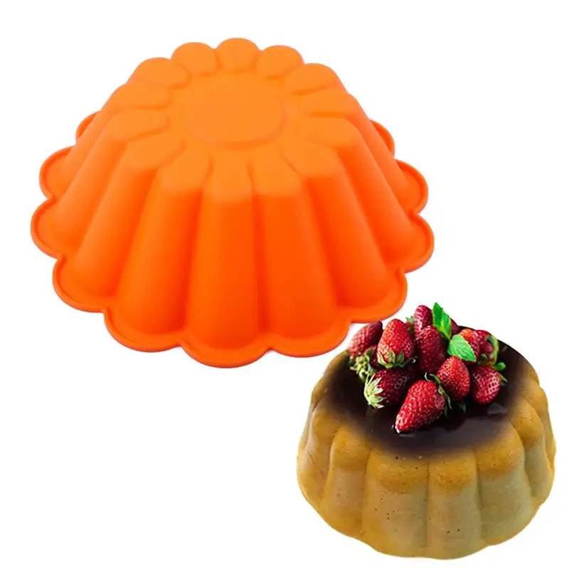 

Silicone Cake Bakeware Pan DIY Flower Shape Cakecup Baking Molds Non-Stick Pastry Baking Mould Kitchen Making Cake Tool Supplies