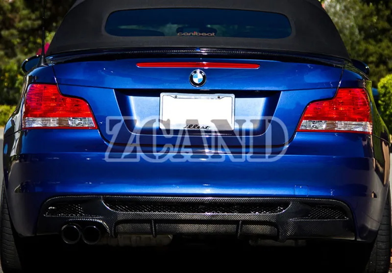 Черный цвет стекловолокно диффузор спойлер для BMW E82 1-SERIES 135i 128i Coupe M Tech Bumper 08-12 |