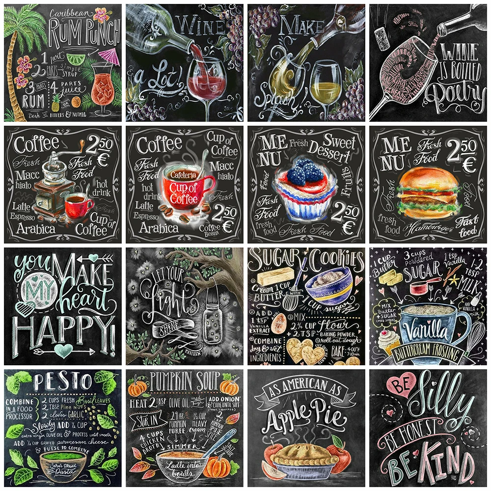 

HUACAN Алмазная картина новая доска 5D DIY Алмазная вышивка текстовые фотографии Стразы мозаика домашний декор