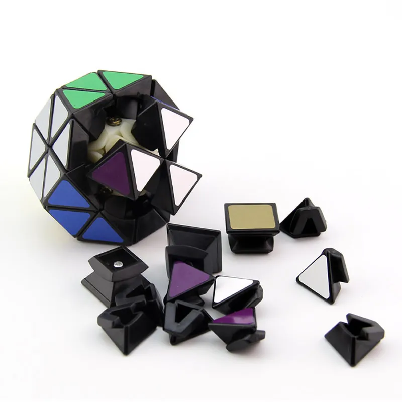 

8-осевой Восьмиядерный Гортензия LanLan скошенный магический куб Алмазный скоростной пазл антистресс обучающие игрушки для детей