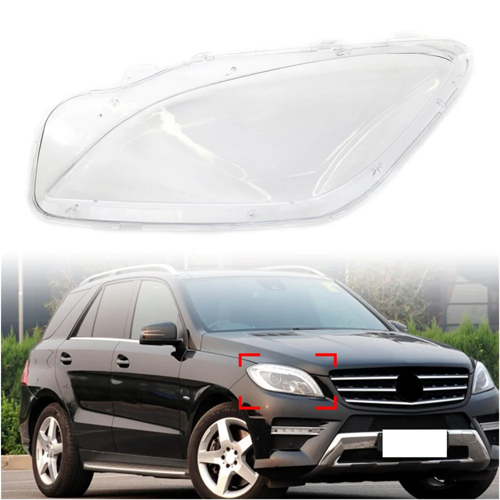 

Headlamp Cover Lamp Shade Front Headlight Shell For Mercedes W166 ML-Class ML350 ML500 ML550 2012 2013 2014 2015 Headlight Lens